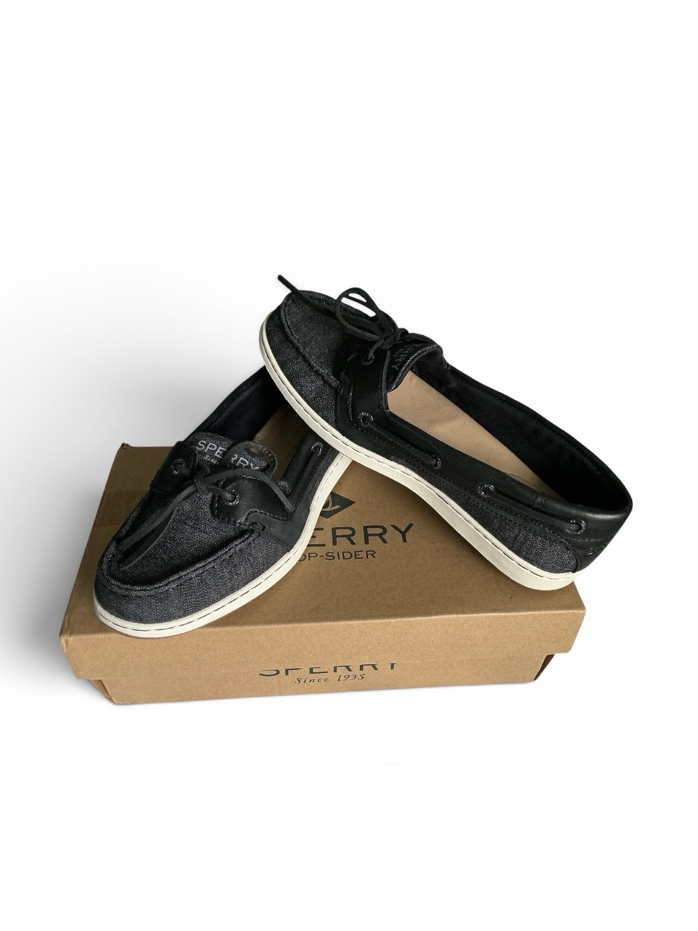 Sperry Top-Sider Boat Shoes Black Size 6